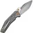 Нож CIVIVI Wellmax satin сталь 14C28N рукоять Gray Aluminum/Polished Clear Lexan (C24008C-1)