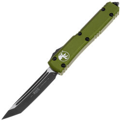 Нож Microtech Ultratech T/E black сталь M390 рукоять Olive drab Aluminum (123-1OD)