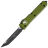 Нож Microtech Ultratech T/E black сталь M390 рукоять Olive drab Aluminum (123-1OD)