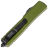 Нож Microtech Ultratech T/E black сталь M390 рукоять Olive drab Aluminum (123-1OD)