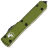 Нож Microtech Ultratech T/E black сталь M390 рукоять Olive drab Aluminum (123-1OD)