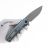 Нож ZT 0044 stonewash сталь S90V рукоять Blue Titanium (0044BLU)