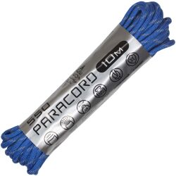 Паракорд CORD 550 световозвращающий Blue 10м