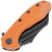 Нож Kansept KTC3 blackwash сталь 154CM рукоять Orange G10