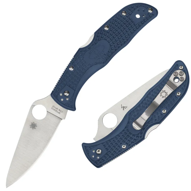 Нож Spyderco Endela сталь CPM-SPY27 рукоять Cobalt Blue FRN (C243PCBL)