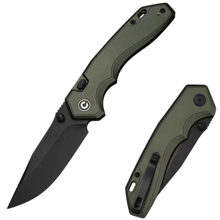 Нож CIVIVI Elite Brova blackwash сталь S35VN рукоять Forest Green Aluminum (CE25093-3)