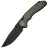 Нож CIVIVI Elite Brova blackwash сталь S35VN рукоять Forest Green Aluminum (CE25093-3)