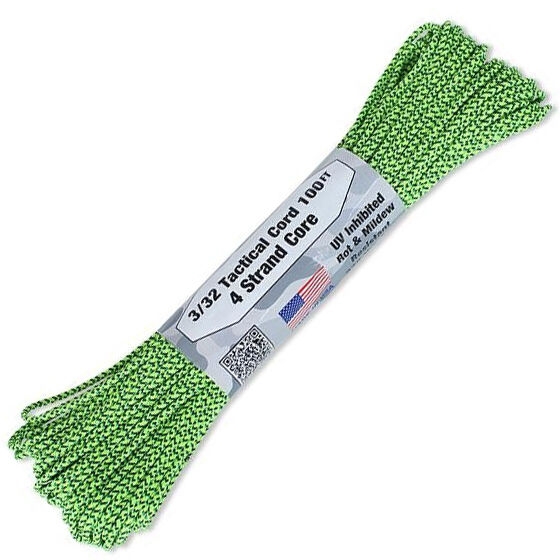 Паракорд Atwoodrope 275 Parachute Cord green spec 30м