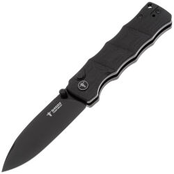 Нож SHOOZIZ HAN311 black сталь DC53 рукоять Black G10