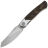 Нож NL Knives Frodo Element Земля Sheepfoot сталь ZDI-Elmax рукоять ZDI-Elmax/Chaotic Bronze CF