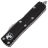 Нож Microtech UTX-85 S/E stonewash сталь M390 рукоять Black Aluminum (231-10)