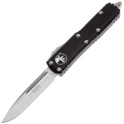 Нож Microtech UTX-85 S/E stonewash сталь M390 рукоять Black Aluminum (231-10)