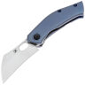 Нож Kansept Osprey stonewash сталь S35VN рукоять Blue Titanium