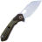 Нож CJRB Caldera сталь AR-RPM9 рукоять Black/Green G10 (J1923-GN)