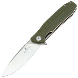 Нож Ironfly Zesty satin сталь VG-10 рукоять Green Burlap Micarta