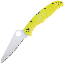 Нож Spyderco Pacific Salt 2 Serrated сталь H2 рукоять FRN (C91SYL2)