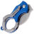 Нож FOX Mini-Ka сталь 1.4116 рукоять Blue nylon (FX-535BL)
