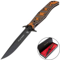 Нож НОКС Финка-С Юбилейная black сталь VG-10 рукоять Color G10 (342-538496)