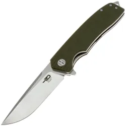 Нож Bestech Lion satin сталь D2 рукоять Green G10 (BG01B)