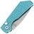 Нож Pro-Tech/Strider PT+ stonewash сталь MagnaCut рукоять Gridlock Tiffany Blue Aluminum