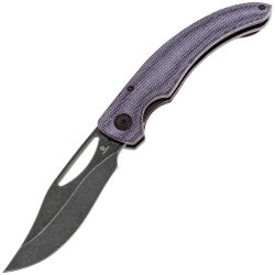 Нож Tenable Gideon blackwash сталь Nitro-V рукоять Purple Micarta