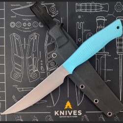 Нож филейный Owl Knife FS160 сталь N690 рукоять дольче блю G10