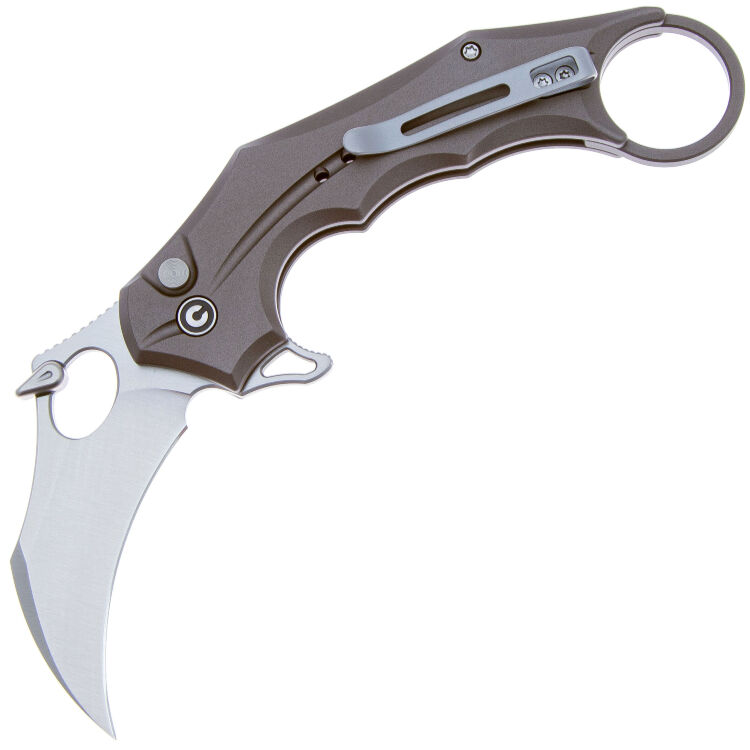 Нож CIVIVI Incisor II satin сталь Nitro-V рукоять Gray Aluminum (C16016B-3)