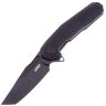 Нож Kubey Carve Black сталь D2 рукоять Black G10