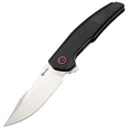 Нож Reate Jack Jr. satin сталь S30V рукоять Red pivot/Black Aluminum/Carbon Fiber
