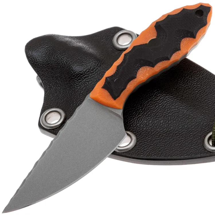 Нож Волчий Век МикроМасичька сталь 95Х18 WA рукоять Black/Orange G10