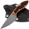 Нож Волчий Век МикроМасичька сталь 95Х18 WA рукоять Black/Orange G10