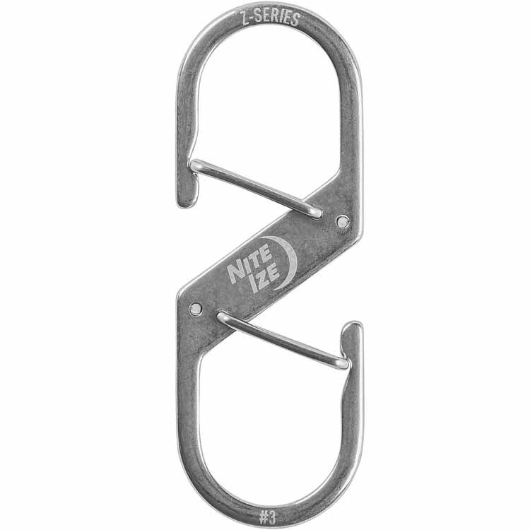 Карабин Nite Ize Z-Series Dual Carabiner #3 Stainless (ZS3-11-R6)