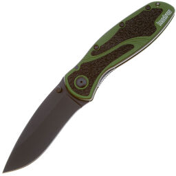 Нож Kershaw Blur сталь 14C28N рукоять Olive Alu/Trac-Tec (1670OLBLK)