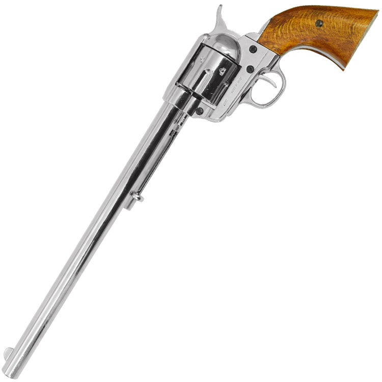 Макет револьвер Colt Peacemaker 12" DE-6303 кал .45 рукоять дерево США 1873 (Denix)