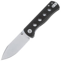 Нож QSP Canary Folder stonewash сталь 14C28N рукоять Black G10 (QS150-A1)