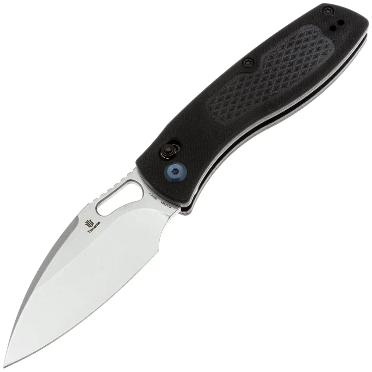Нож Tenable Heron stonewash сталь Nitro-V рукоять Black Diamond G10