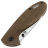 Нож Kristal Zaponka Mega cталь D2 Satin рукоять Natural Micarta/Ti