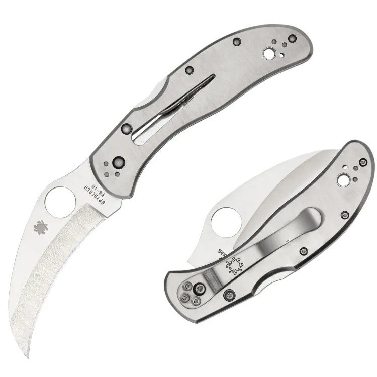 Нож Spyderco Harpy ClipIt сталь VG-10 рукоять Stainless steel (C08P)