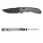 Нож CIVIVI Elite Brova blackwash сталь S35VN рукоять Gray Aluminum (CE25093-1)