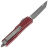 Нож Microtech UTX-85 T/E apocalyptic сталь M390 рукоять Distressed Merlot Red Aluminium (233-10DMR)