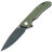 Нож Bestech Bison Blackwash сталь D2 рукоять Green G10/Blackwash Ti (BT1904C-2)