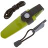 Нож Mora Eldris Neck Knife сталь 12С27 рукоять Green TPE (12633)