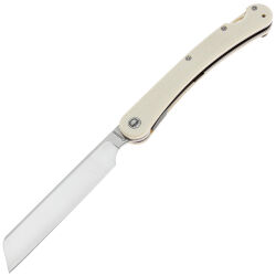 Нож Daggerr Boris Britva satin сталь VG-10 рукоять White G10