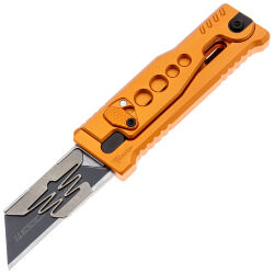 Нож Reate EXO-U-V2 сталь Stainless steel рукоять Speedhole/Orange Aluminium