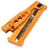 Нож Reate EXO-U-V2 сталь Stainless steel рукоять Speedhole/Orange Aluminium