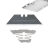 Нож Reate EXO-U-V2 сталь Stainless steel рукоять Speedhole/Orange Aluminium