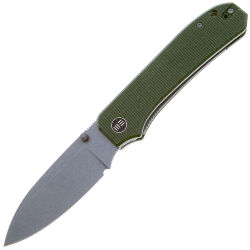 Нож WE Knife Big Banter Stonewash сталь CPM-20CV рукоять Green Canvas Micarta (WE21045-2)