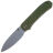 Нож WE Knife Big Banter Stonewash сталь CPM-20CV рукоять Green Canvas Micarta (WE21045-2)