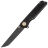 Нож Black Fox Momentum black PTFE сталь D2 рукоять Black G10 (BF-769)