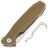Нож Ironfly Zesty satin сталь VG-10 рукоять Mustard Burlap Micarta